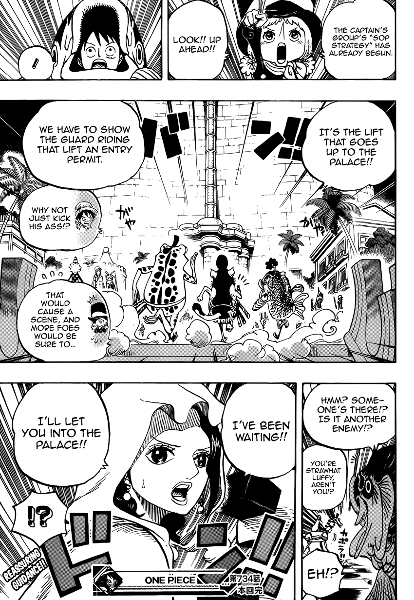 One Piece, Chapter 734 image 19